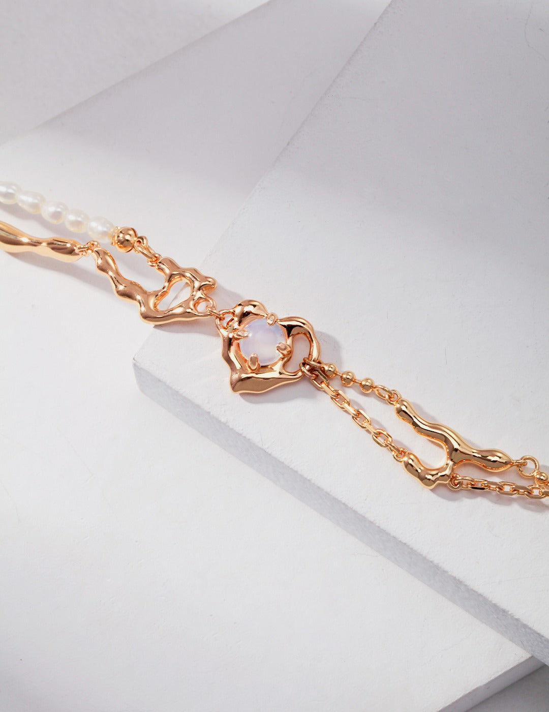 Natural Opal Pearl Bracelet