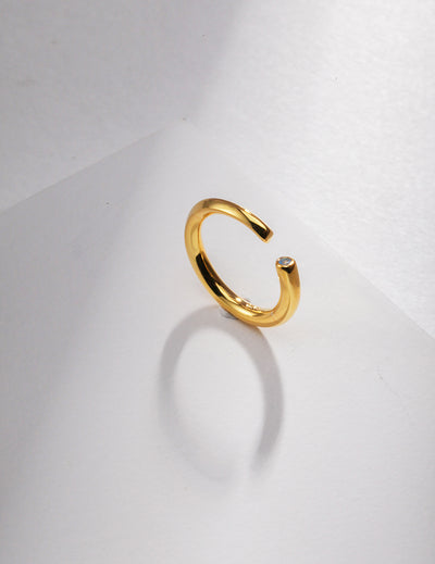 Simple Sapphires Adjustable Rings