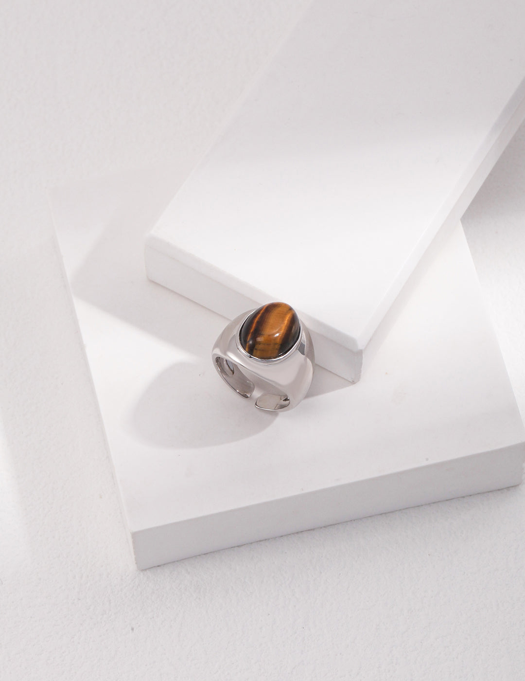 Sterling Silver Tiger Eye Ring