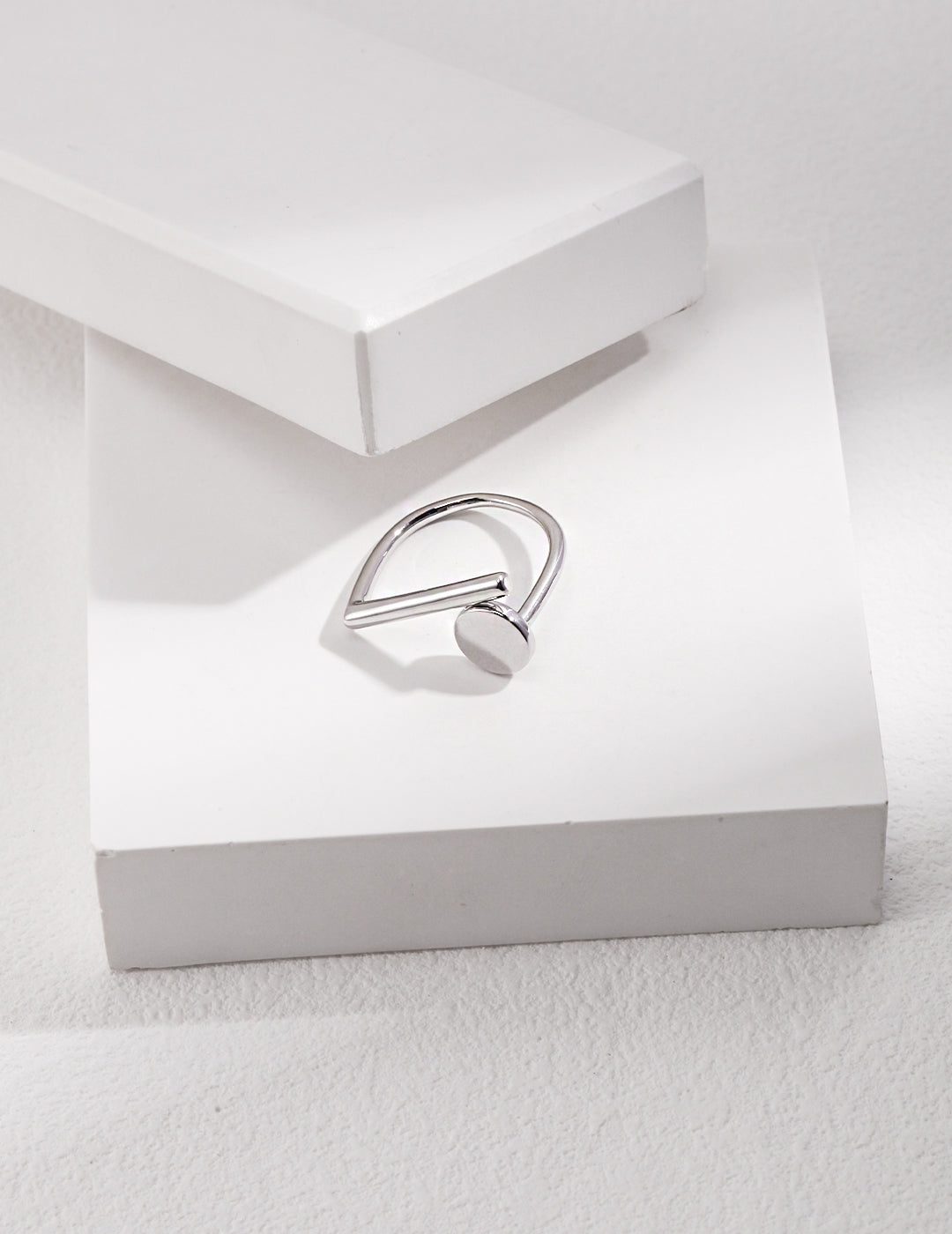 Sterling Silver U Shaped Open Ring